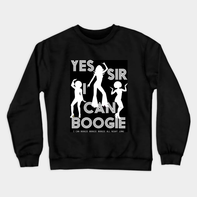 Boogie BW Crewneck Sweatshirt by SiSuSiSu